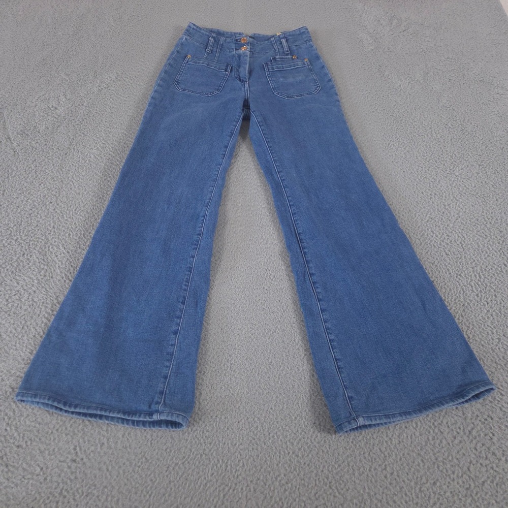 Maeve by Anthropologie Jeans Women 25 Colette‎ High-Rise Wide-Leg Casual Denim